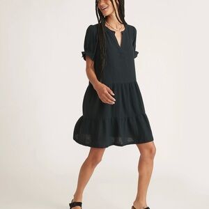 Women’s Marine Layer Jamie mini dress in black Size Medium